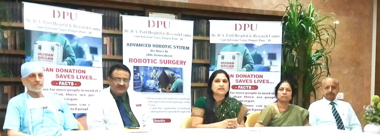 डाॅ. डी. वाय. पाटील हाॅस्पीटलच्या डॉक्टरांच्या चमूने दिले पाच रुग्णांना जीवनदान.
