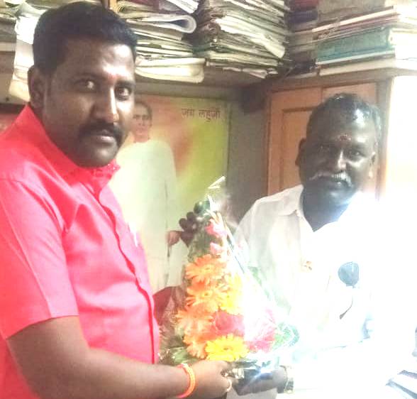 लहुजी शक्तीसेना पिंपरी चिंचवड शहरप्रमुखपदी युवराज दाखले यांची निवड.