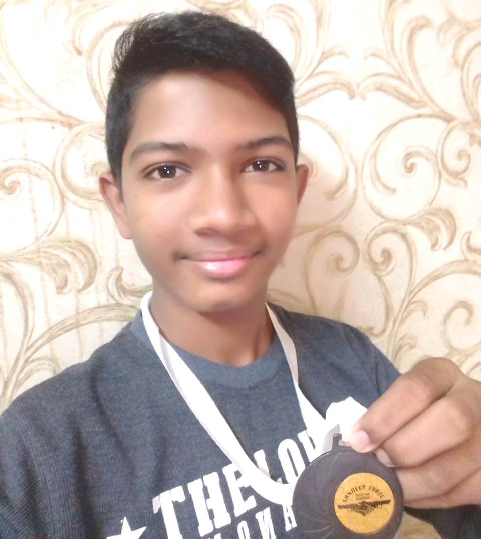 शिवछत्रपती शिवाजीराजे माध्यमिक विद्यालयाच्या खेळाडुची राज्यस्तरीय स्पर्धेसाठी निवड.