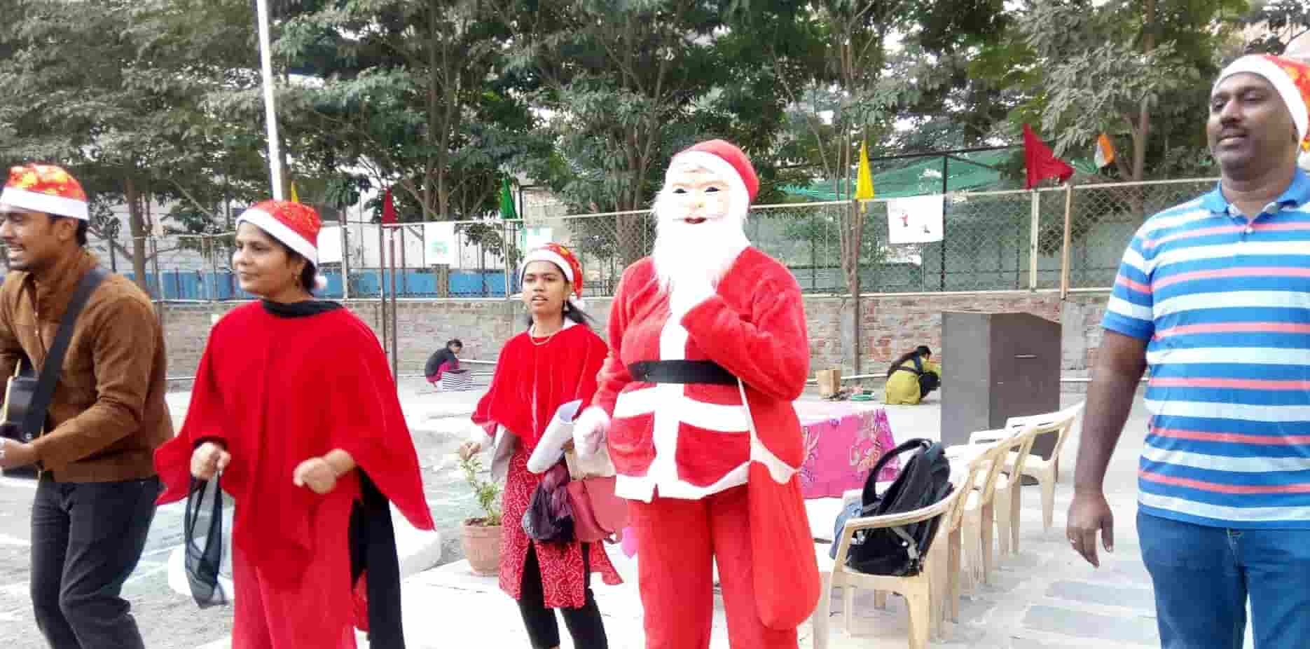 न्यू सिटी प्राईड इंग्लिश मिडीयम स्कूलमध्ये ख्रिसमस पार्टी उत्साहात साजरी