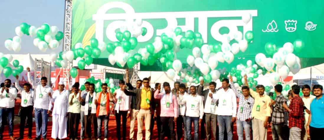 किसान २०१८ कृषि प्रदर्शनाचे उत्साहात उदघाटन; पालकमंत्री गिरीश बापट यांची प्रदर्शनाला भेट