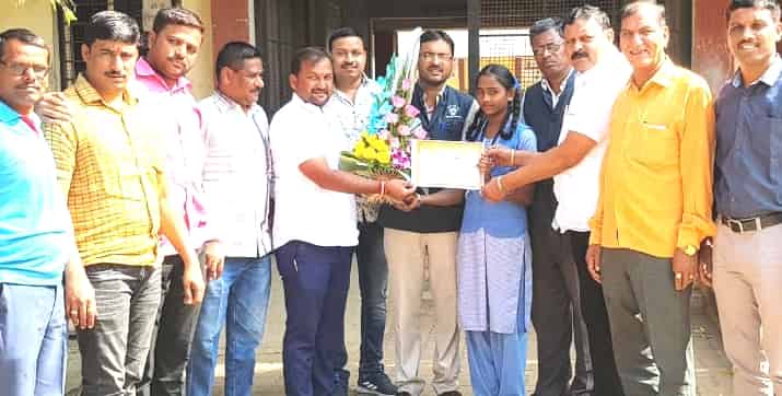 तळवडेच्या राजा शिवछत्रपती विद्यालयाची वैष्णवीच्या प्रकल्पाची राज्यस्तरीय प्रदर्शनासाठी निवड