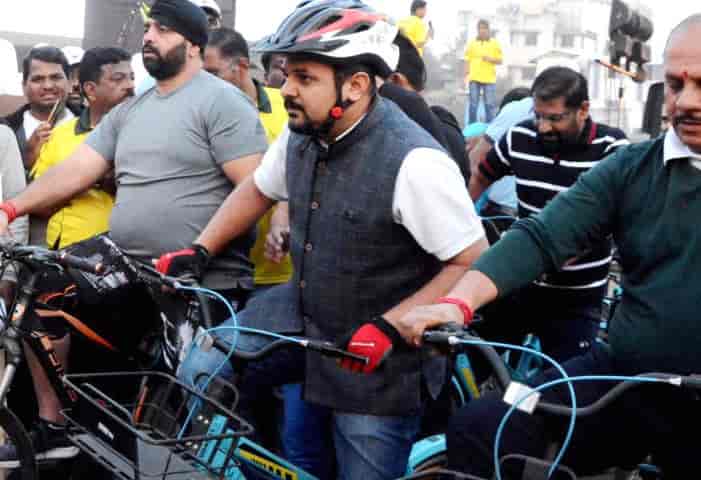 रिव्हर सायक्लोथॉन जनजागृती स्पर्धेचा बक्षीस वितरण समारंभ संपन्न