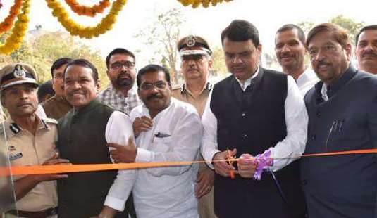पोलीस आयुक्तालयाच्या नूतन इमारतीचे मुख्यमंत्र्यांच्या हस्ते झाले उद्घाटन