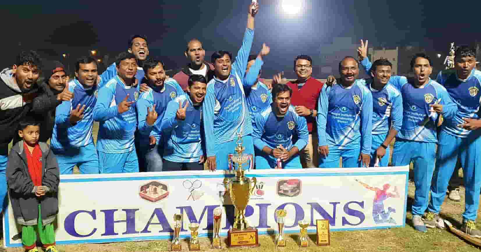 निमा क्रिकेट स्पर्धेत भोसरी संघास सलग तीनवेळा विजेतेपद