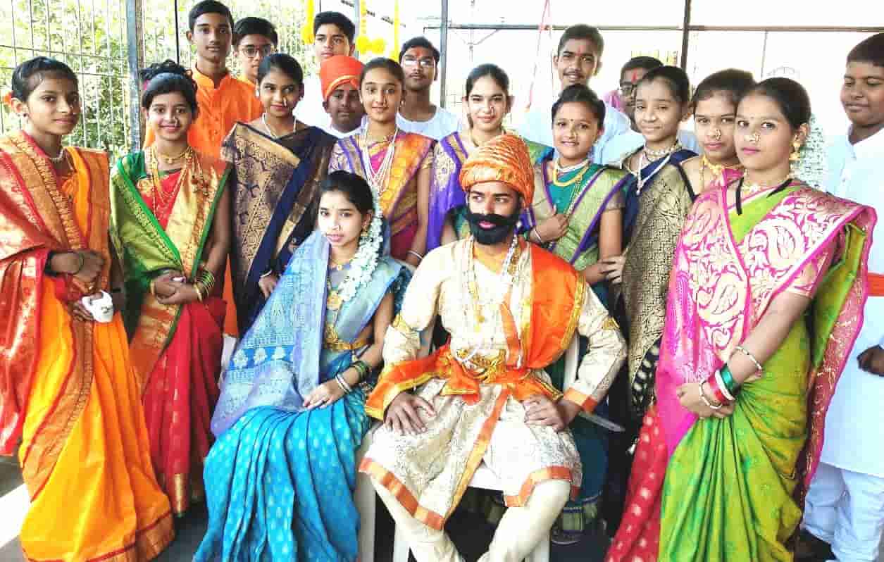 अरविंद एज्युकेशन सोसायटीत शिवजयंती विविध उपक्रमांनी साजरी