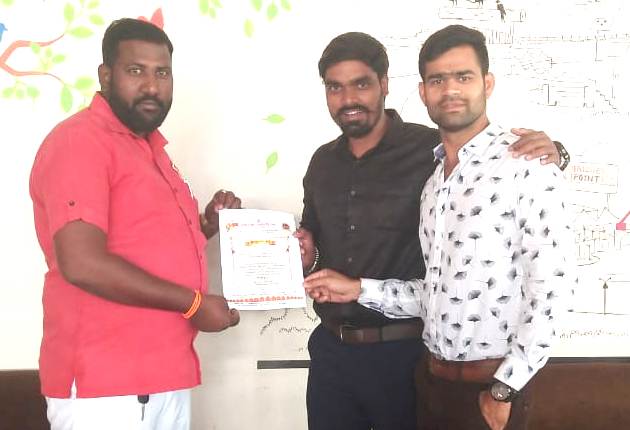 शिवशाही व्यापारीसंघ चिंचवड विधानसभा उपाध्यक्षपदी युवा उद्योजक संदिप खुंटे यांची नियुक्ती 