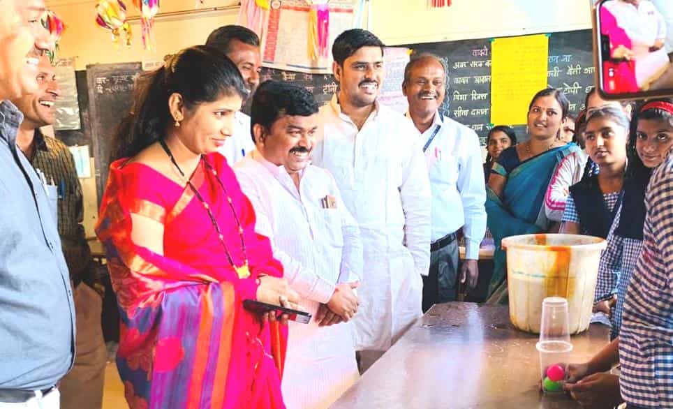 कुदळवाडीतील मनपाच्या शाळेत विज्ञान प्रदर्शनाचे आयोजन