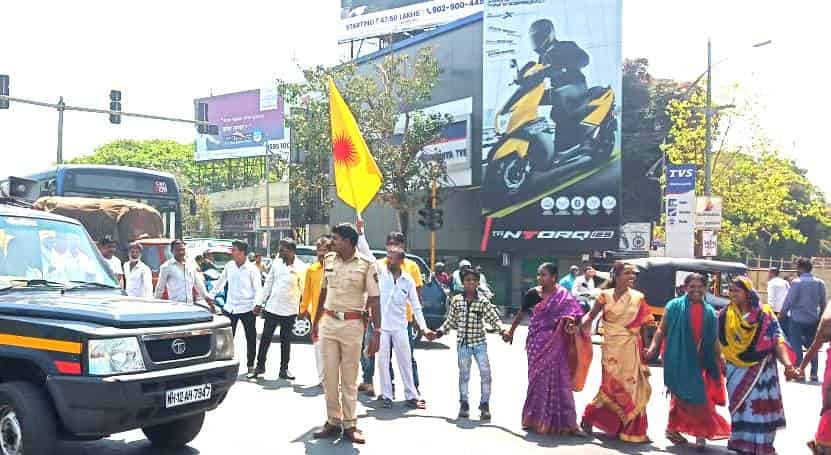 पोलिसांनी दंडुकशाहीच्या जोरावर शिवसेना व शिवशाही व्यापारी संघाचे आंदोलन उधळविण्याचे रचले कारस्थान 