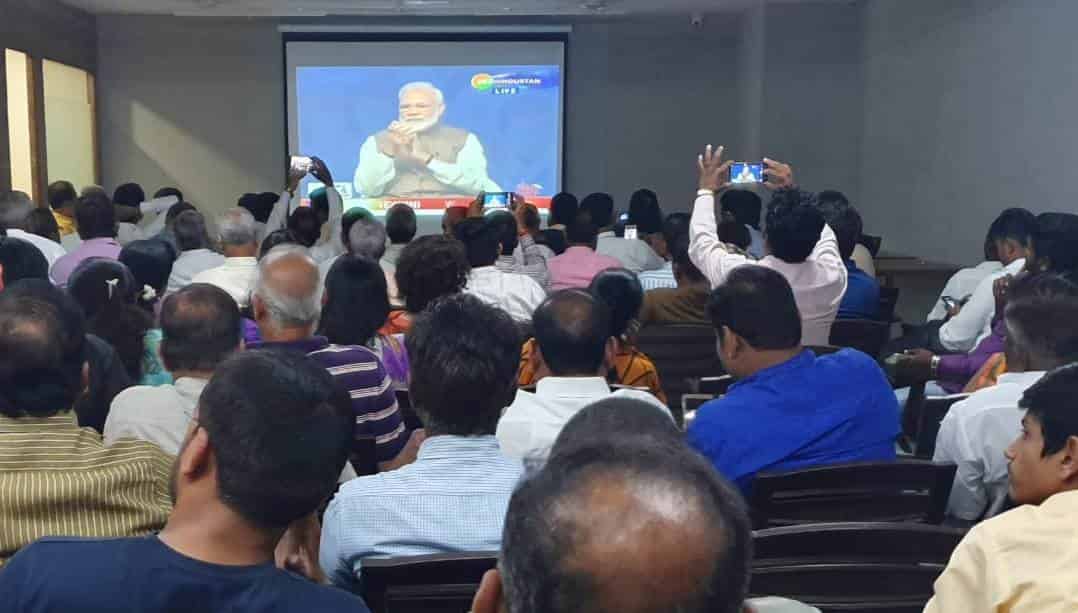 पिंपरी-चिंचवडमधील भाजप पदाधिकाऱ्यांनी पंतप्रधान मोदींशी साधला लाईव्ह संवाद