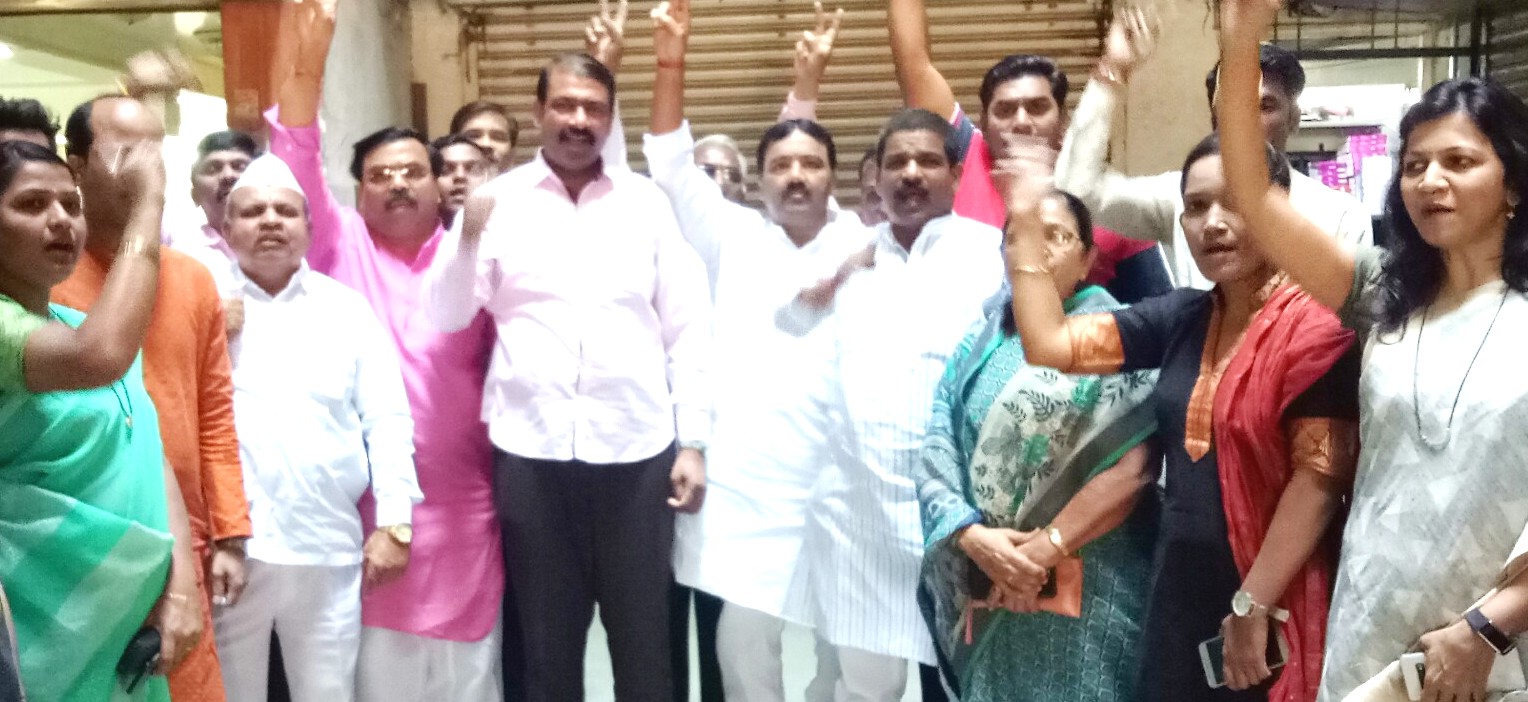 पार्थला उमेदवारी, शहर राष्ट्रवादीचा जल्लोष