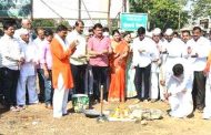 नाना काटे यांच्या संकल्पनेतून शिवसृष्टी शिल्प व खेळाच्या मैदानाचे भूमिपूजन संपन्न