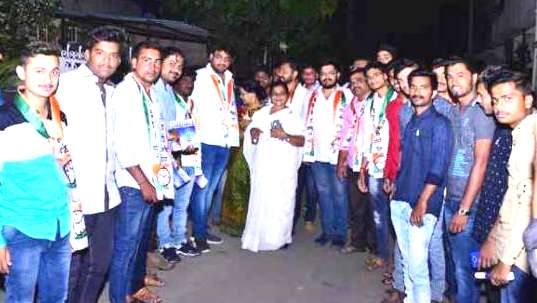 ''राष्ट्रवादी युवक काँग्रेस आपल्या दारी'' उपक्रमास प्रतिसाद