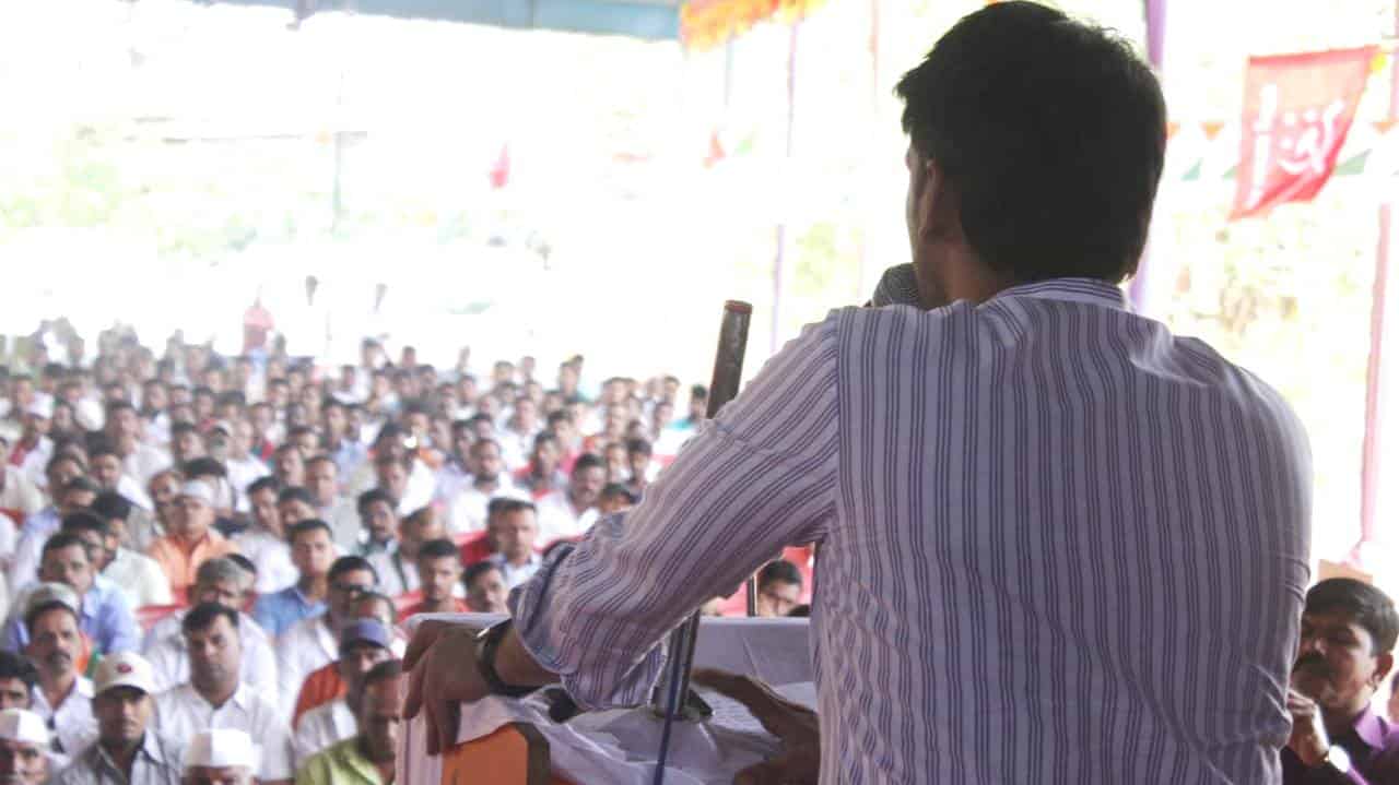 भाजपा सरकारला आता हटविण्याची वेळ आलीये - पार्थ पवार