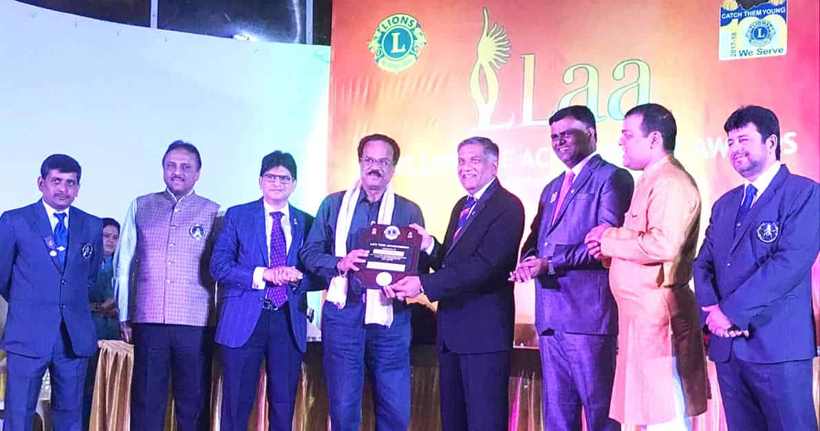 जीवनगौरव पुरस्कार हरिदास नायर यांना प्रदान