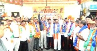 मावळ लोकसभा मतदारसंघातील महायुतीचे उमेदवार खा. बारणे यांच्या उरणमधील प्रचार कार्यालयाचे उद्घाटन