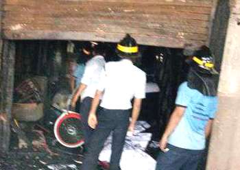 भोसरीत प्रिंटींग प्रेसला आग