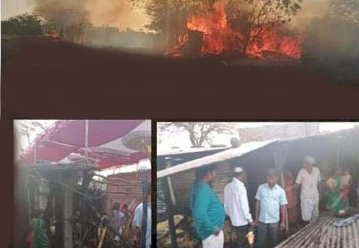 गावगुंडांने घातला बहुजन वस्तीमधील मातंग समाजाच्या कुटुंबावर घाला