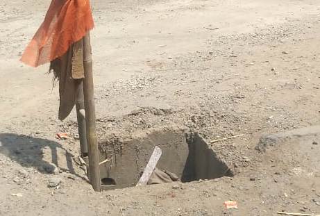 चेंबरचे तात्काळ झाकण बसवा - दत्ता गिरी