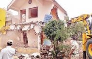 जुनी सांगवी येथे रहिवासी अनधिकृत बांधकामावर महापालिकेची कारवाई