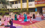 डॉ. बाबासाहेब आंबेडकर महाविद्यालयात आंतरराष्ट्रीय योग दिन’ साजरा