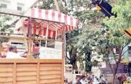 इंद्रायणीनगर परिसरात अतिक्रमण विभागाची कारवाई