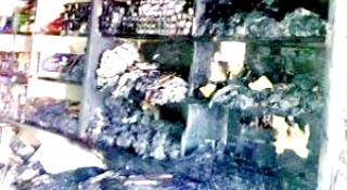 डांगे चौकात आग; ३५ लाखांचे नुकसान