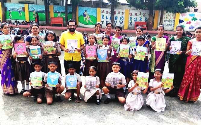 कै. श्री. भाऊसाहेब तापकीर प्राथमिक शाळेच्या वतीने “नवागतांचे स्वागत”