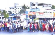 स्मशानभूमी विरोधात रावेतच्या नागरिकांचे ठिय्या आंदोलन