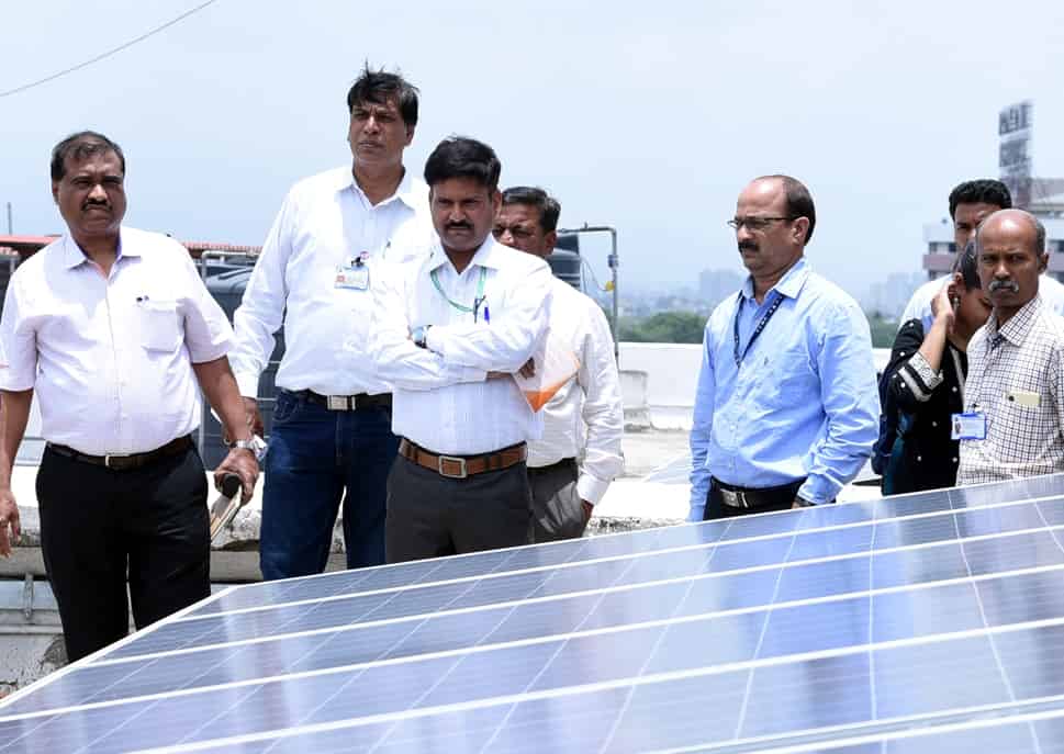 स्मार्ट सिटी मिशनचे सेक्रेटरी शर्मा यांनी शहरातील प्रकल्पांची केली पाहणी