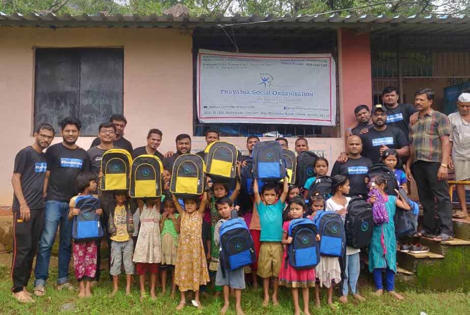 प्रयत्नच्या वतीने सह्याद्रीच्या डोंगरकुशीत “निराधारांचा आनंदोत्सव”