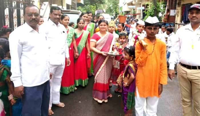 ज्ञानदा प्राथमिक विद्या मंदिराच्या विद्यार्थ्यांनी काढली वृक्ष दिंडी