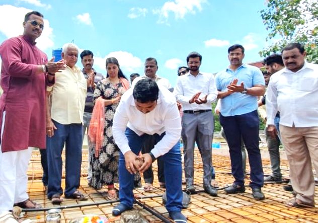 आ. लांडगे यांच्या विकासनिधीतून बौद्धविहाराच्या कामास सुरुवात - विकास डोळस 