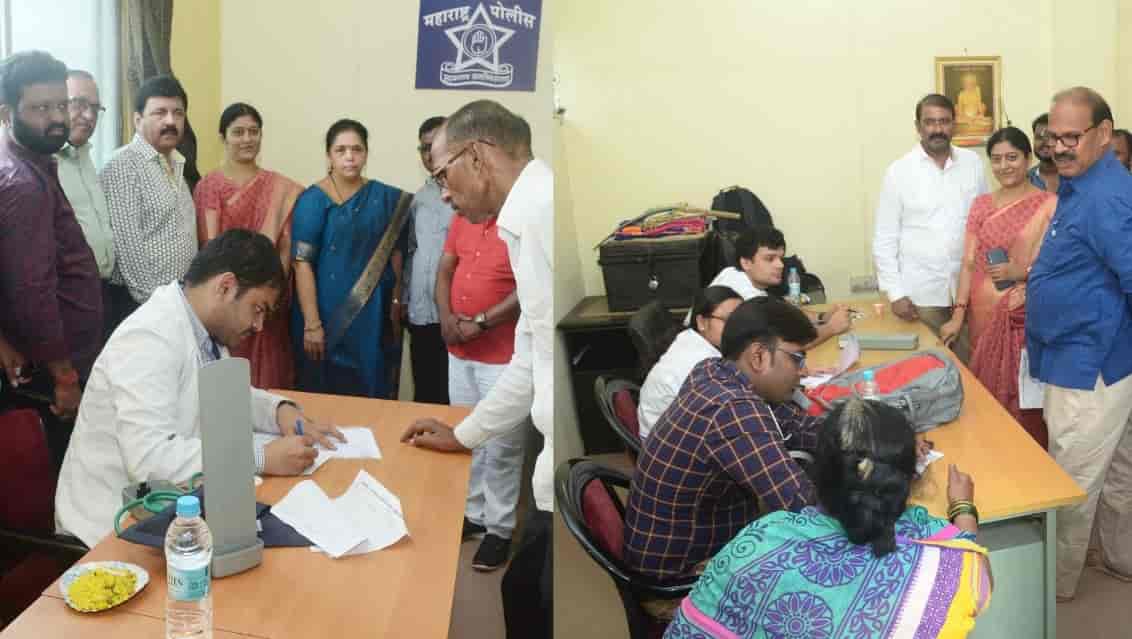 लांडेवाडीत नगरसेविका शिलवंत-धर यांच्या वतीने मोफत आरोग्य तपासणी शिबीर संपन्न