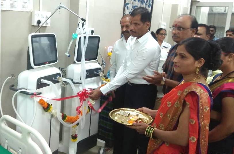 आमदार निधीतून जिल्हा रुग्णालयाला १ कोटीची यंत्रसामुग्री; आ. जगताप यांच्या हस्ते उद्घाटन