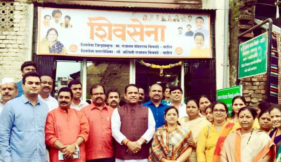 चिंचवड विधानसभा शिवसेना विभागीय कार्यालयाचे खा. बारणे यांच्या उपस्थितीत उद्घाटन