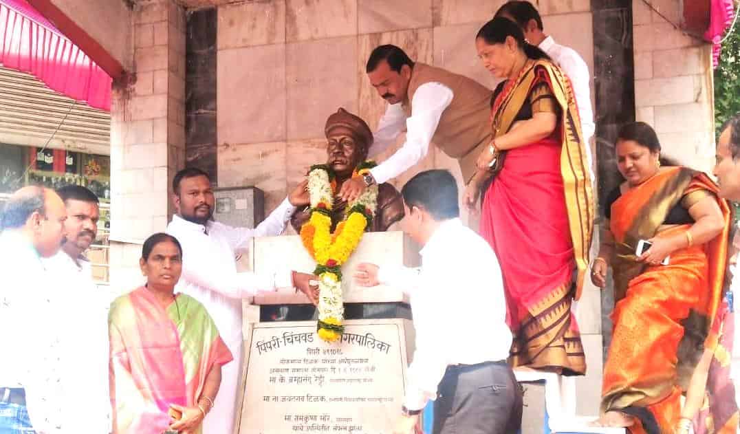 निगडीतील लोकमान्य टिळकांचा पूर्णाकृती पुतळा उभारण्याची नगरसेवक चिखले यांची आयुक्तांकडे मागणी