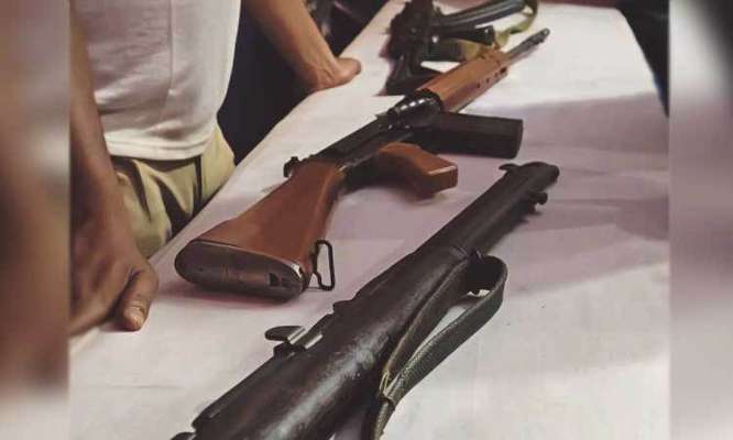 विधानसभा निवडणुक; पालघरमध्ये सापडला मोठा शस्त्रसाठा