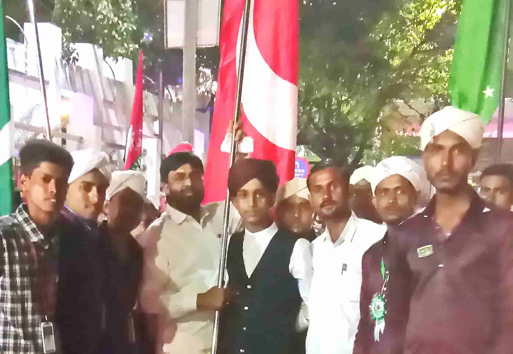 मोहम्मद पैगंबर जयंती दिनानिमित्त जन अधिकार संघटनेची रॅली