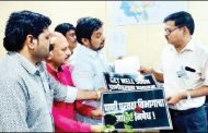 दिघीसह उपनगरातील विस्कळीत पाणी पुरवठ्याच्या निषेधार्थ नगरसेवक डोळस यांचे गांधीगिरी आंदोलन...