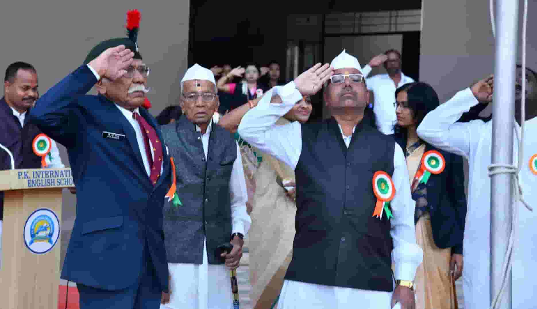 पिंपळे सौदागरमधील पी. के. इंटरनॅशनल स्कूलमध्ये प्रजासत्ताक दिन साजरा...