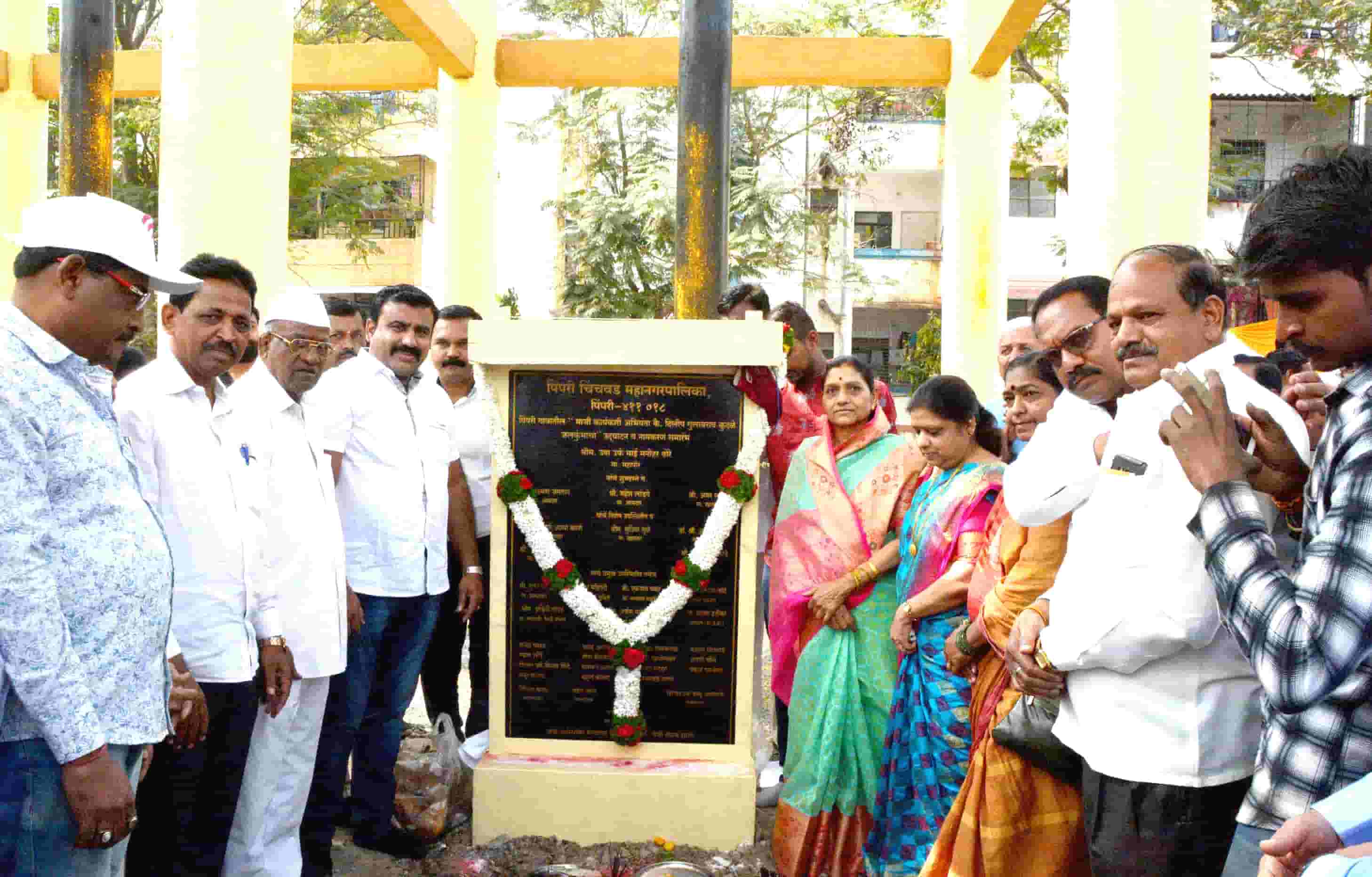 पाण्याच्या टाकीच्या उभारणीमुळे पिंपरी परिसरातील पाण्याची समस्या होणार दूर - महापौर ढोरे 