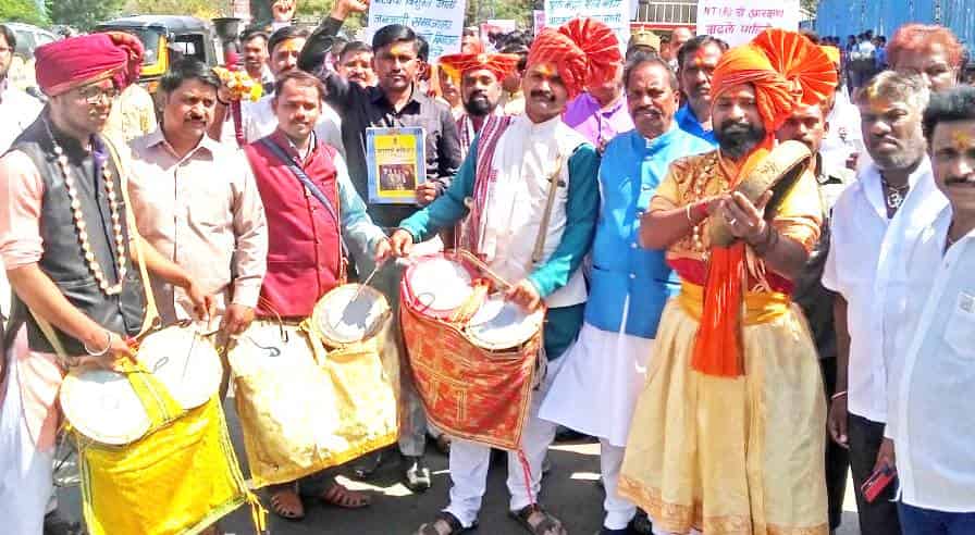 पिंपरीतील भटक्या विमुक्त जाती जनजाती समाजाच्या क्रांतीमोर्चास प्रतिसाद...