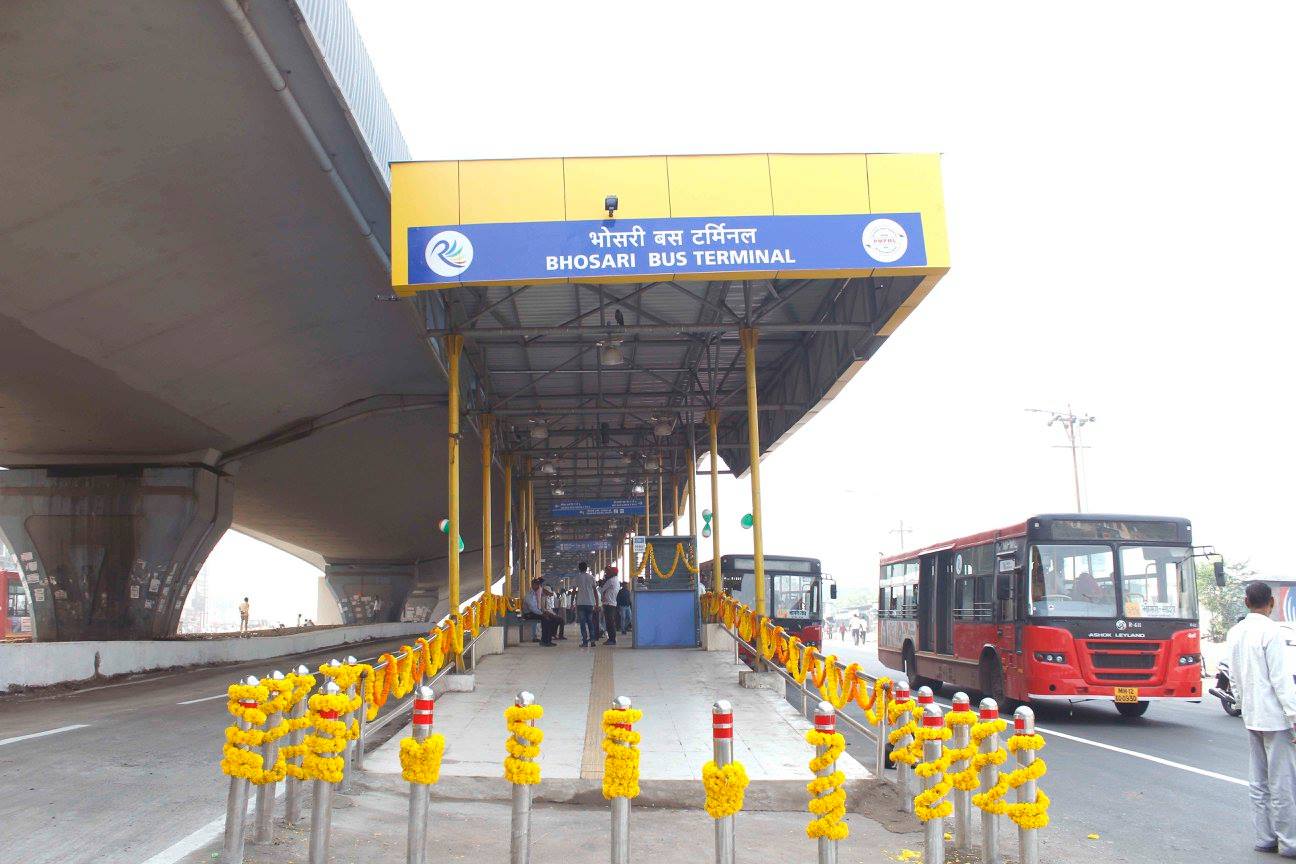 भोसरी बस टर्मिनल येथून विविध मार्गांवर धावणाऱ्या ४० टक्के बस बंद...