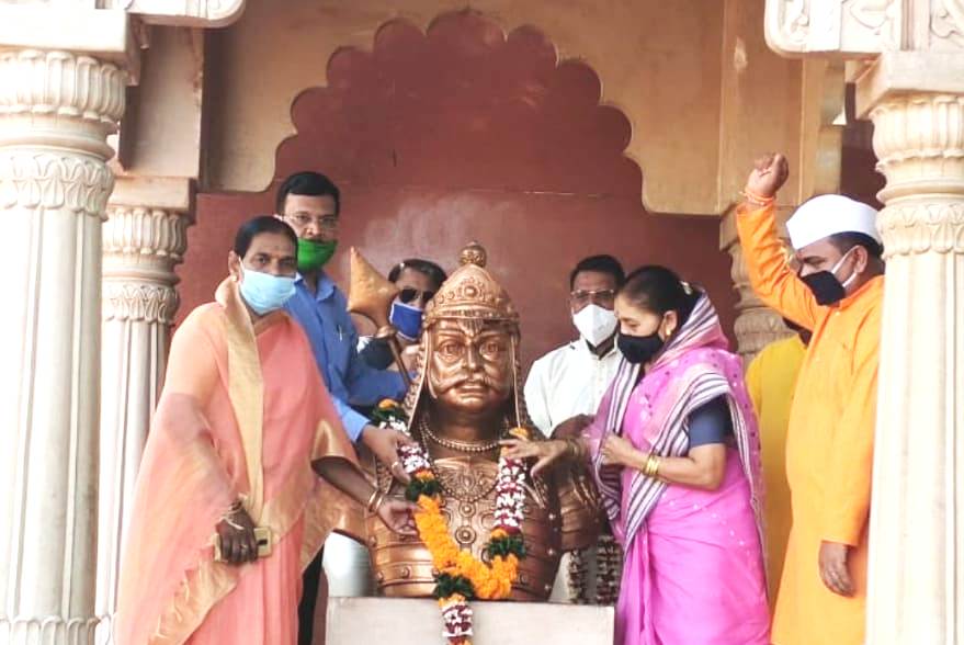 निगडीतील महाराणा प्रताप उद्यानात राष्ट्रपुरूष महाराणा प्रतापसिंह यांची ४८० वी जयंती साजरी...