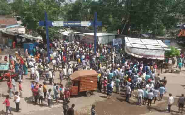 कोरोनाचा हॉटस्पॉट आनंदनगरमध्ये नागरिकांच्या संयमाचा दुसऱ्यांदा सुटला बांध...