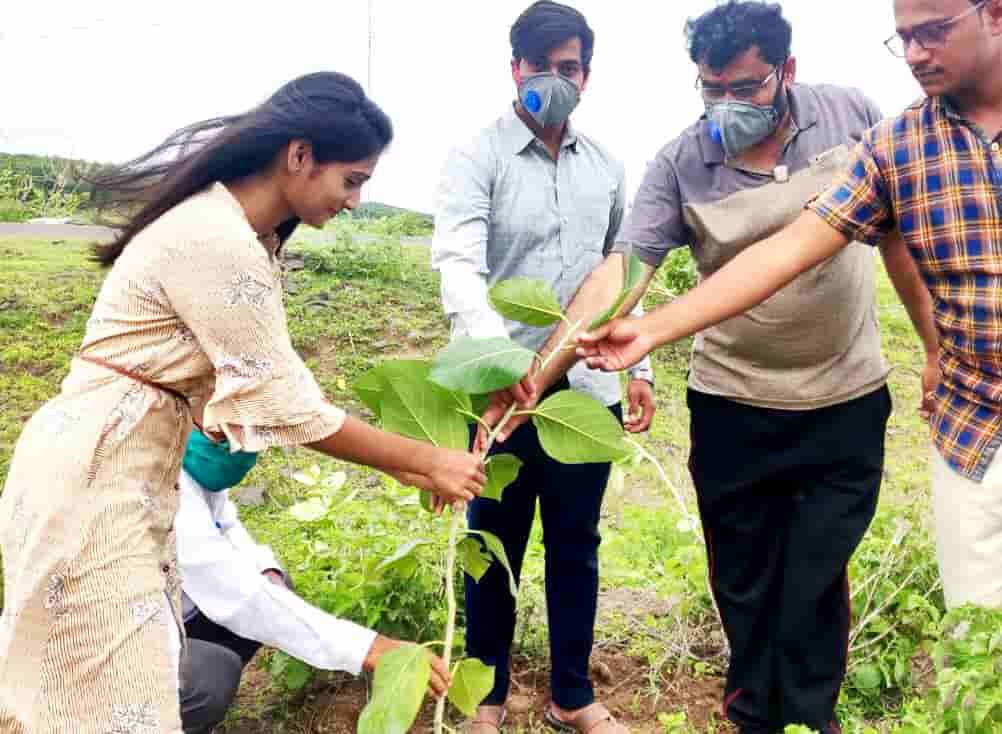 वाढदिवसानिमित्त पर्यावरणासाठी पुढाकार; दोनशे झाडांचे केले वृक्षारोपण...