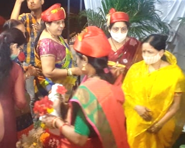 पिंपळे सौदागरच्या उन्न ''ती'' च्या गणपतीचे विसर्जन...