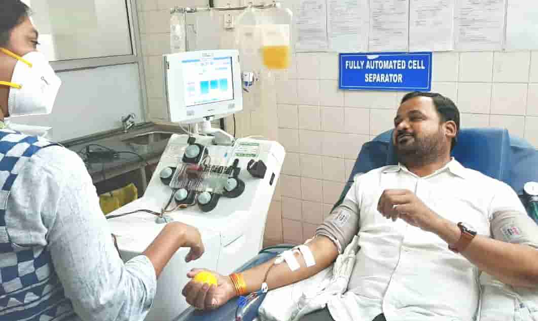 भाजप नगरसेवक उत्तम केंदळे यांचा सामाजिक बांधिलकीतून प्लाझ्मा दान...