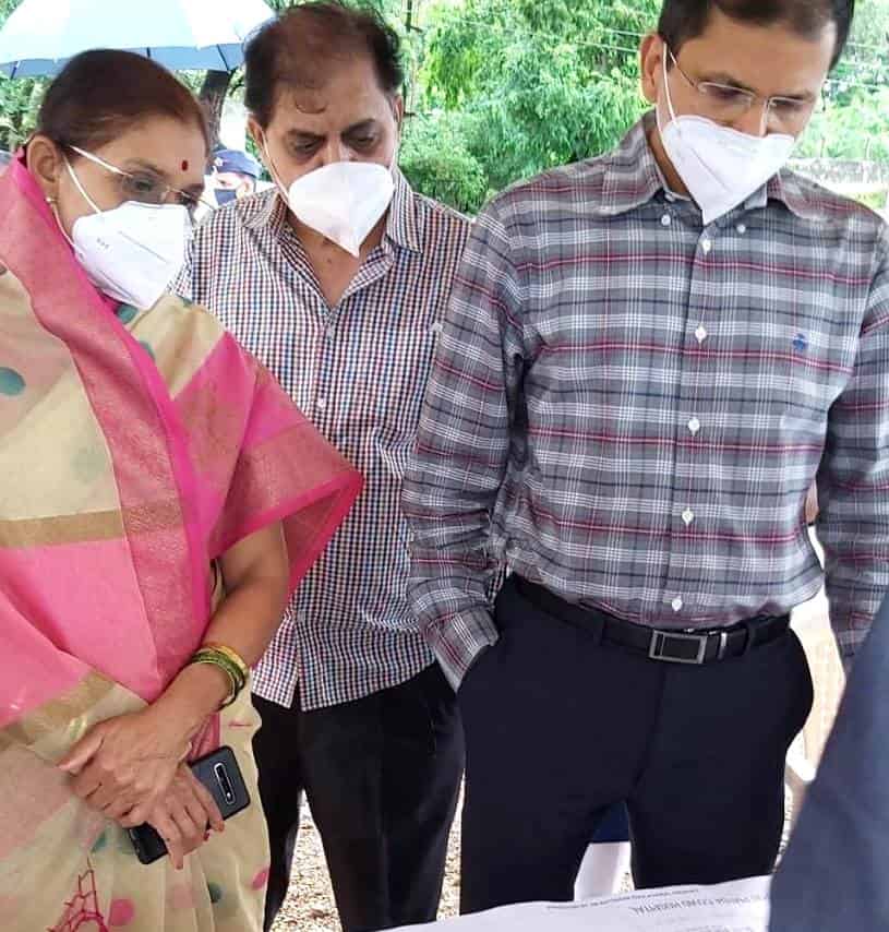 नेहरूनगर व बालनगरीतील कोविड सेंटरची महापौर उषा ढोरेंसह विभागीय आयुक्तांकडून पाहणी...